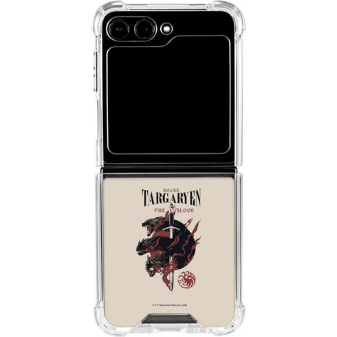 Game of Thrones: Fire & Blood Galaxy Z Flip6 Clear Case